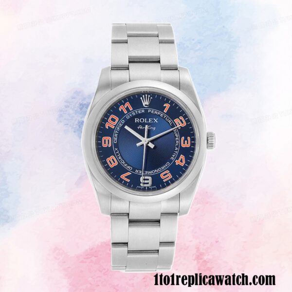 1:1 replica Rolex Air-king Rolex Calibre 2813 Men’s 114200BLAO Automatic - Image 2