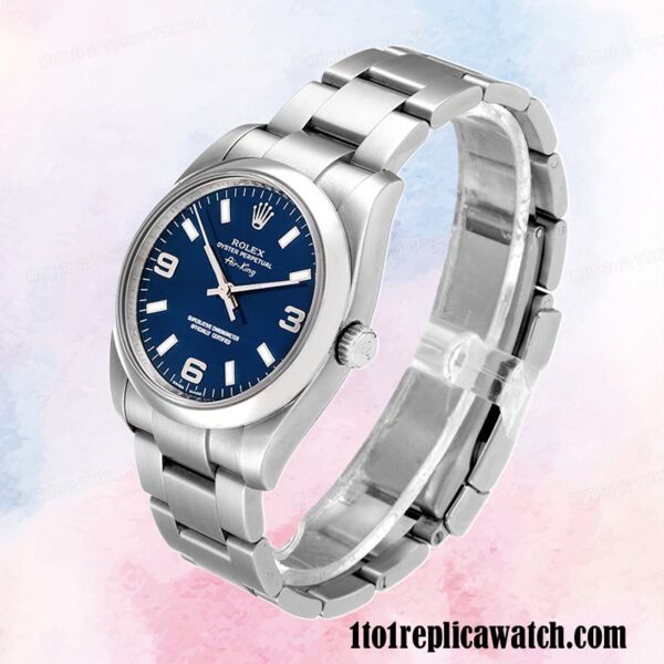 1:1 replica Rolex Air-king Rolex Calibre 2813 m114200-0014 Men’s 15mm Hands and Markers - Image 3