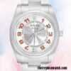 1:1 replica Rolex Air-king 114200SAO Rolex Calibre 2813 Men’s Silver-tone