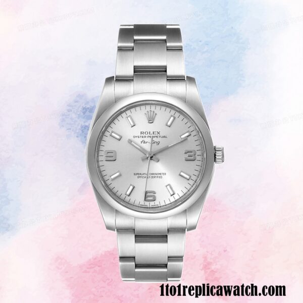 1:1 replica Rolex Air-king 114200SSO Rolex Calibre 2813 Men’s 15mm Hands and Markers - Image 2