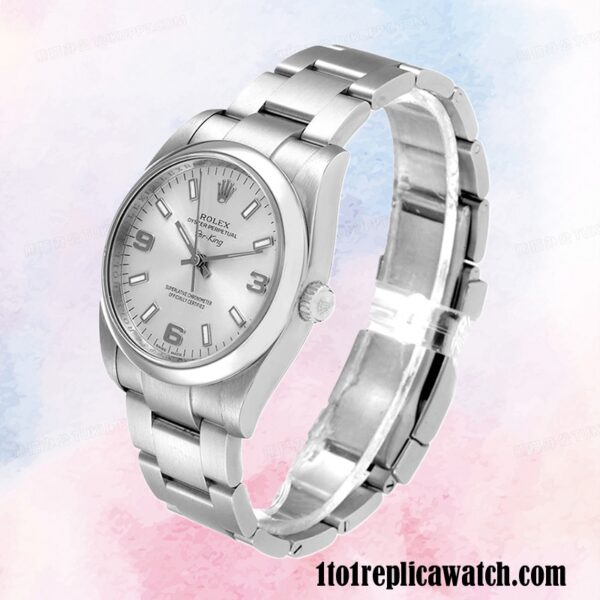 1:1 replica Rolex Air-king 114200SSO Rolex Calibre 2813 Men’s 15mm Hands and Markers - Image 3