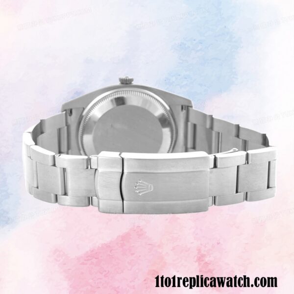 1:1 replica Rolex Air-king 114210SAO Rolex Calibre 2813 Men’s Silver-tone Silver Dial - Image 4