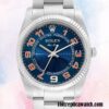 1:1 replica Rolex Air-king Men’s 114234BLAO Rolex Calibre 2813  Silver-tone