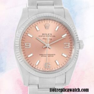 1:1 replica Rolex Air-king Men’s 114234PSO Rolex Calibre 2813 Hands and Markers