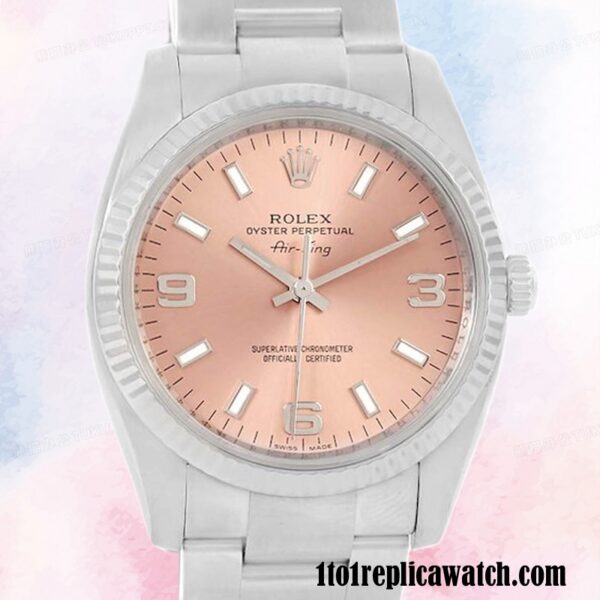 1:1 replica Rolex Air-king Men’s 114234PSO Rolex Calibre 2813 Hands and Markers