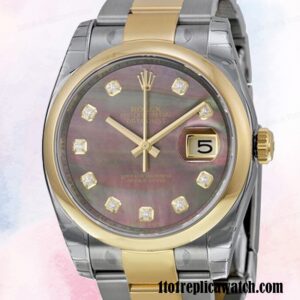 1:1 replica Rolex Datejust Rolex Calibre 2836/2813 Men’s 116203BKMDO Two-tone