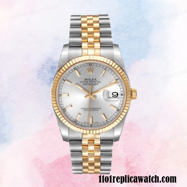 1:1 replica Rolex Datejust Rolex Calibre 2836/2813 Men’s 116233SSJ Two-tone - Image 2