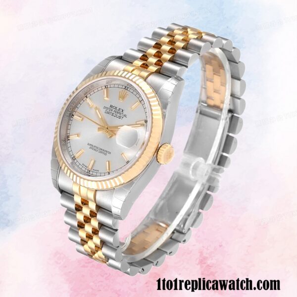 1:1 replica Rolex Datejust Rolex Calibre 2836/2813 Men’s 116233SSJ Two-tone - Image 3