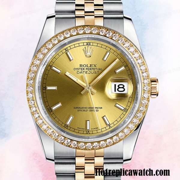 1:1 replica Rolex Datejust Men’s Rolex Calibre 2836/2813 116243CSJ Hands and Markers