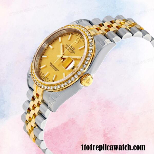 1:1 replica Rolex Datejust Men’s Rolex Calibre 2836/2813 116243CSJ Hands and Markers - Image 3