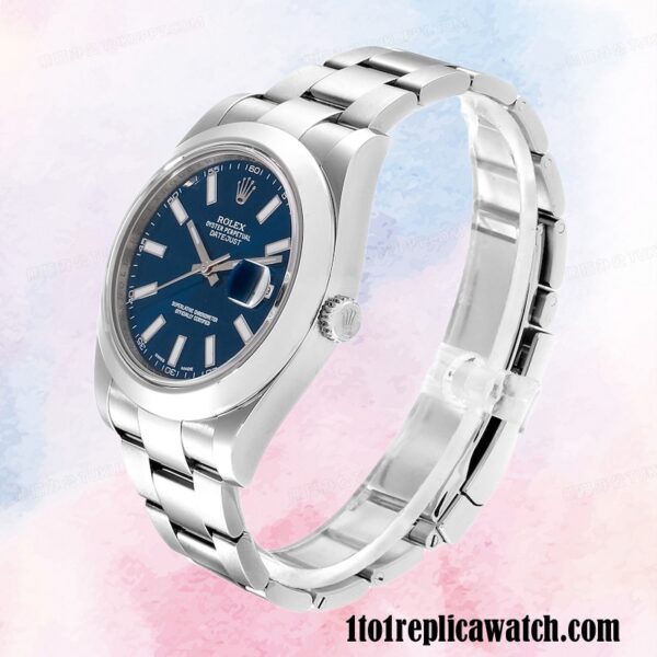 1:1 replica Rolex Datejust Rolex Calibre 2836/2813 116300BLSO Men’s Silver-tone Hands and Markers - Image 3