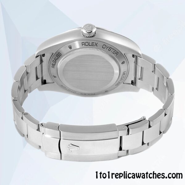 1:1 Replica Rolex Milgauss Rolex Calibre 2813 m116400gv-0002 Men’s Automatic Hands and Markers - Image 4