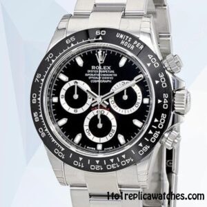 1:1 Replica Rolex Daytona Men’s m116500ln-0002 Rolex Calibre 7750/Mingzhu Engine Hands and Markers