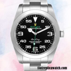 1:1 replica Rolex Air-king Rolex Calibre 2813 m116900-0001 Men’s Black Dial