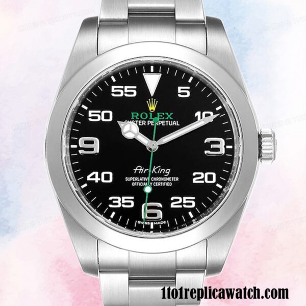 1:1 replica Rolex Air-king Rolex Calibre 2813 m116900-0001 Men’s Black Dial