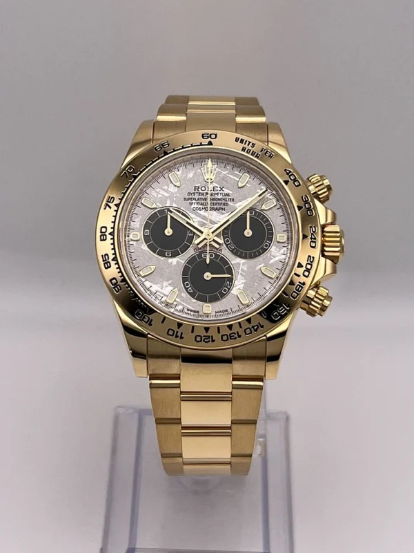 Rolex Daytona Yellow Gold Meteorite & Black Dial 116508 - Image 5