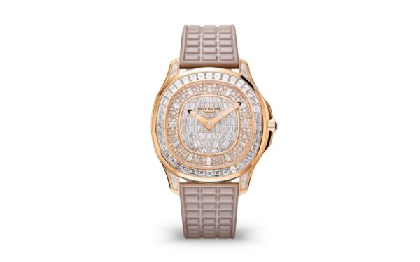 Patek Philippe Aquanaut Luce Haute Joaillerie, 18k Rose Gold with 313 diamonds ~7,9ct, 38,8mm, Ref# 5062/450R-001 - Image 2