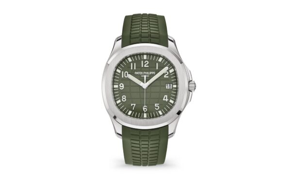 Patek Philippe Aquanaut Jumbo Date, Sweep Seconds, 18k White Gold, 42,2 mm, Ref# 5168G-010 - Image 2