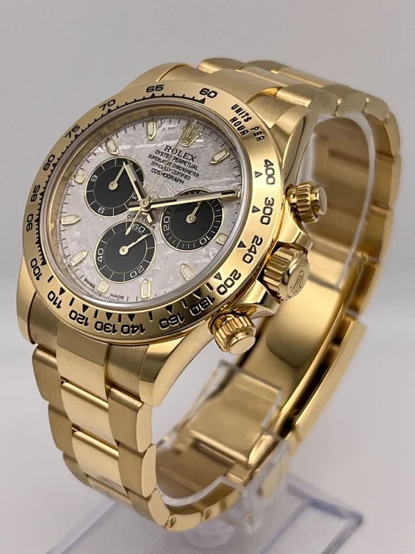 Rolex Daytona Yellow Gold Meteorite & Black Dial 116508 - Image 2