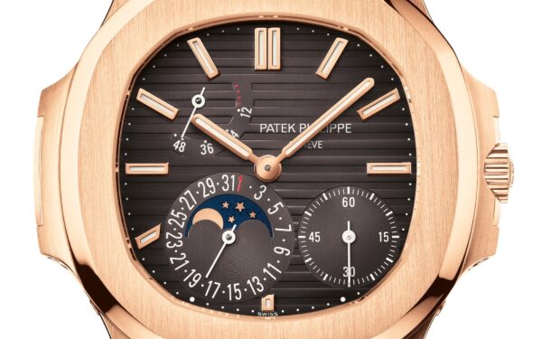 Patek Philippe Nautilus Date, Moon Phases Watch, 18k Rose Gold, 40mm, Ref# 5712R-001 - Image 3