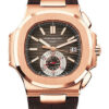 Patek Philippe Nautilus Flyback Chronograph, Date Watch, 18k Rose Gold, 40,5 mm, Ref# 5980R-001