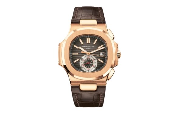 Patek Philippe Nautilus Flyback Chronograph, Date Watch, 18k Rose Gold, 40,5 mm, Ref# 5980R-001 - Image 2