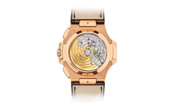 Patek Philippe Nautilus Flyback Chronograph, Date Watch, 18k Rose Gold, 40,5 mm, Ref# 5980R-001 - Image 6
