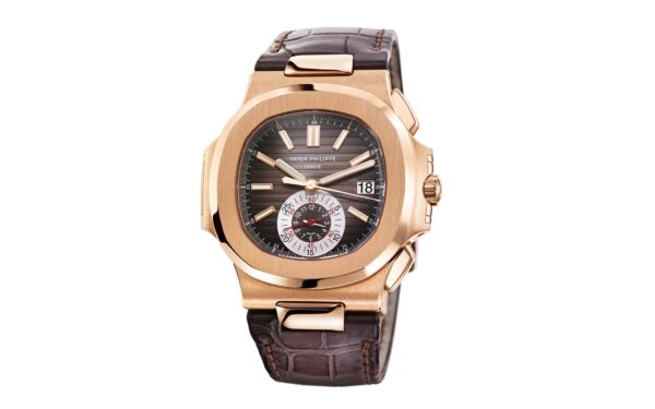 Patek Philippe Nautilus Flyback Chronograph, Date Watch, 18k Rose Gold, 40,5 mm, Ref# 5980R-001 - Image 5