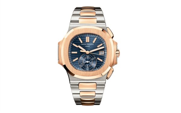 Patek Philippe Nautilus Flyback Chronograph, Date Watch, 18k Rose Gold and Stainless Steel, 40,5 mm, Ref# 5980/1AR-001 - Image 2