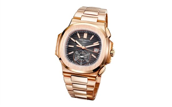 Patek Philippe Nautilus Flyback Chronograph, Date Watch, 18k Rose Gold, 40,5 mm, Ref# 5980/1R-001 - Image 5