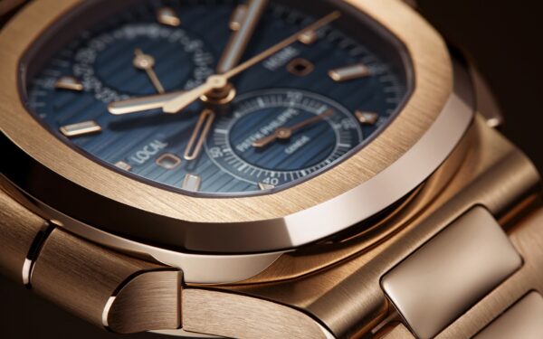 Patek Philippe Nautilus Travel Time Chronograph Watch, 18k Rose Gold, 40,5 mm, Ref# 5990/1R-001 - Image 5