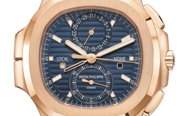 Patek Philippe Nautilus Travel Time Chronograph Watch, 18k Rose Gold, 40,5 mm, Ref# 5990/1R-001 - Image 3
