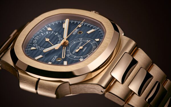 Patek Philippe Nautilus Travel Time Chronograph Watch, 18k Rose Gold, 40,5 mm, Ref# 5990/1R-001 - Image 4
