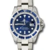 Rolex Submariner Date 116659 SABR 18K White Gold Diamonds Sapphires UNWORN