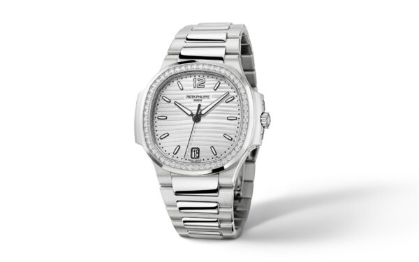 Patek Philippe Nautilus Ladies Automatic Watch, Stainless Steel and Diamonds, 35,2mm, Ref# 7118/1200A-010 - Image 7