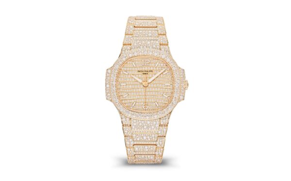 Patek Philippe Nautilus Haute Joaillerie Ladies Automatic Watch, 18K Rose Gold and Diamonds, 35,2mm, Ref# 7118/1450R-001 - Image 2
