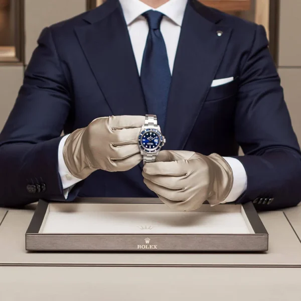 Rolex Submariner Date 116659 SABR 18K White Gold Diamonds Sapphires UNWORN - Image 2