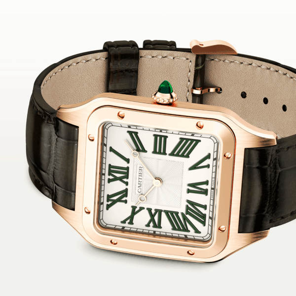 Santos-Dumont Extra Large 18ct Rose Gold Limited Edition Watch - Image 2
