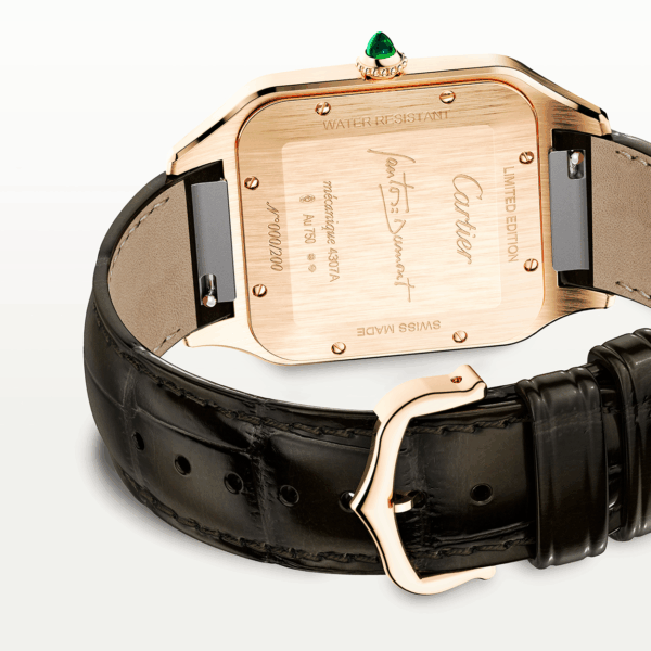 Santos-Dumont Extra Large 18ct Rose Gold Limited Edition Watch - Image 3