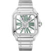 Santos de Cartier Large Skeleton/Green Dial Men’s Watch