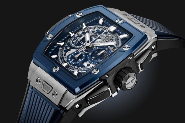 Hublot Spirit of Big Bang TITANIUM BLUE CERAMIC Ref# 642.NL.7170.RX - Image 3
