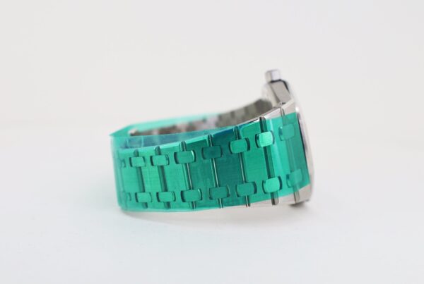 Audemars Piguet Royal Oak Jumbo Extra-Thin Platinum 39mm Green 16202PT.OO.1240PT.01 - Image 5