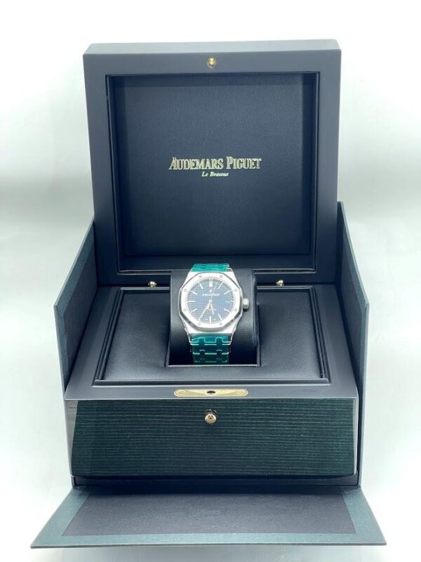 Audemars Piguet Royal Oak Selfwinding Watch-Blue Dial 37mm-15450ST.OO.1256ST.03 - Image 3