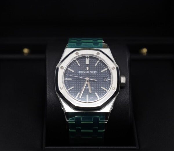 Audemars Piguet Royal Oak Selfwinding Watch-Blue Dial 37mm-15450ST.OO.1256ST.03 - Image 2