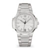 Patek Philippe Nautilus Ladies Automatic Watch, Stainless Steel and Diamonds, 35,2mm, Ref# 7118/1200A-010