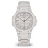 Patek Philippe Nautilus Haute Joaillerie Ladies Automatic Watch, 18K White Gold and Diamonds, 35,2mm, Ref# 7118/1450G-001