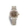 Rolex Datejust 31, Oystersteel, 18kt Yellow Gold and diamonds, Ref# 278383RBR-0024
