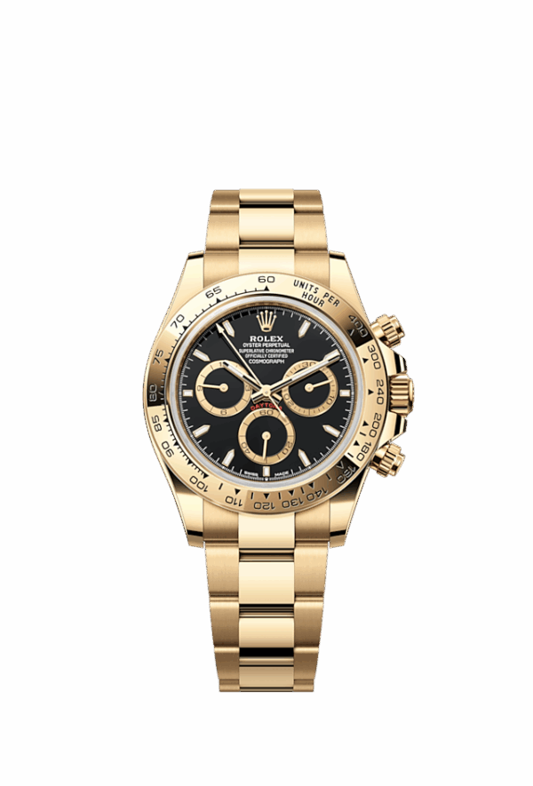 Rolex Cosmograph Daytona 40mm, 18k Yellow Gold, Ref# 126508-0004