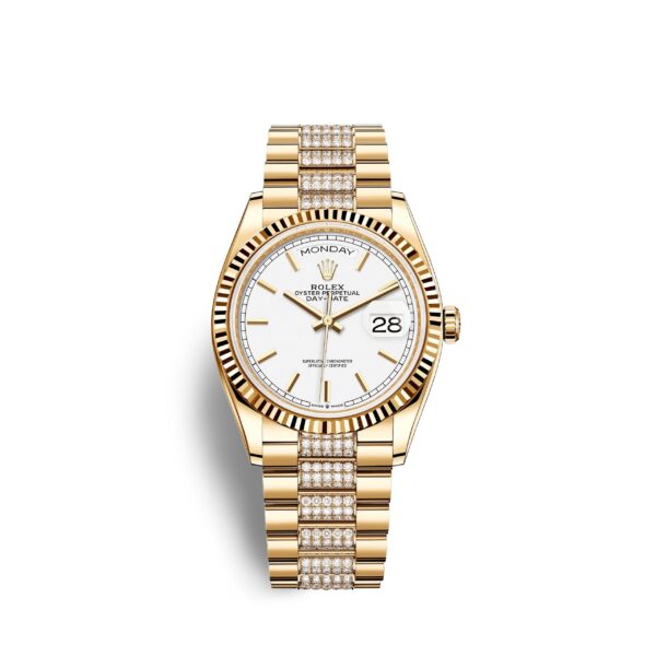 Rolex Day-Date, 36mm, 18k Yellow Gold, Ref# 128238-0082