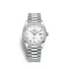 Rolex Day-Date, 36mm, Platinum and Diamonds, Ref# 128396tbr-0010